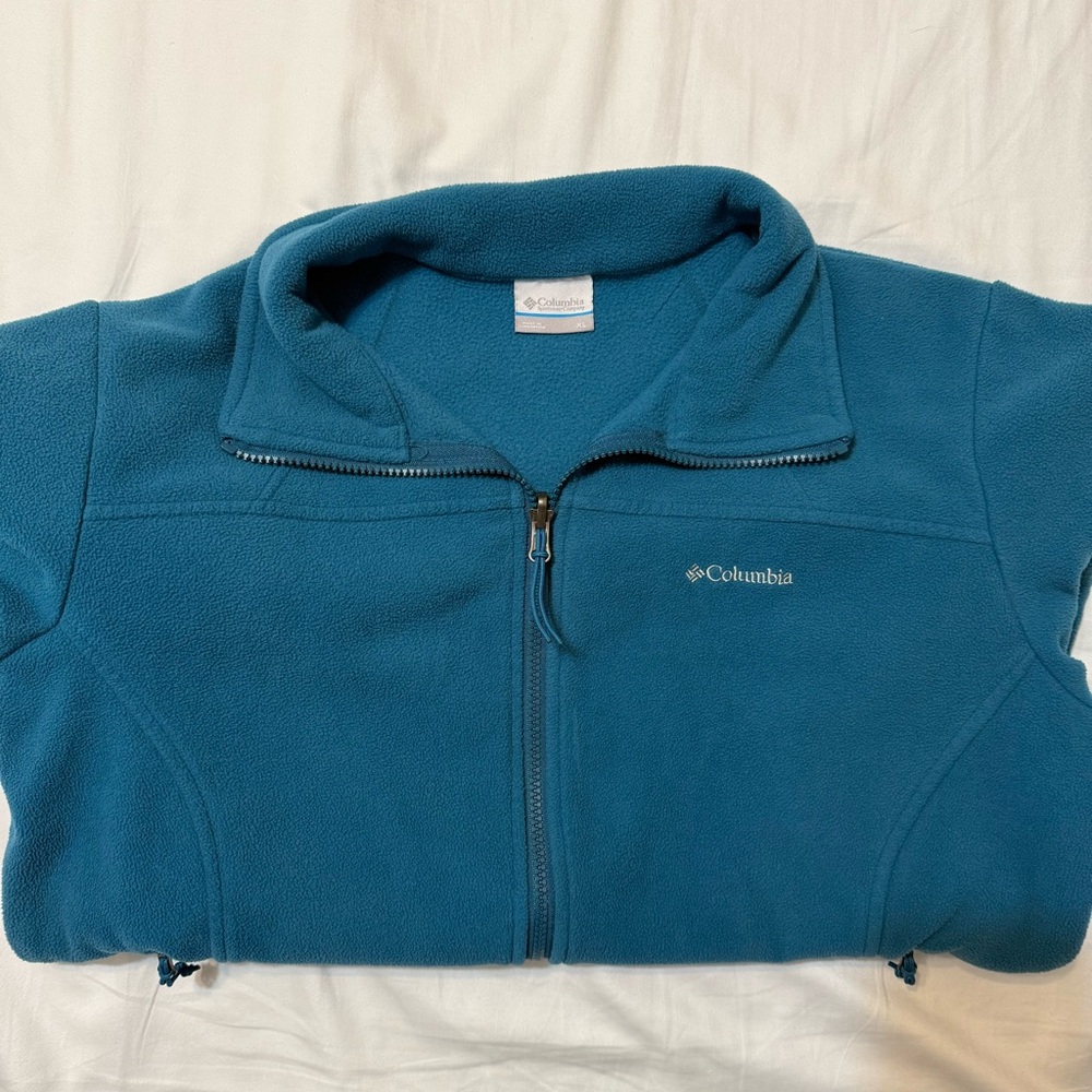 Columbia Teal Full-Zip Jacket - Picture 3 of 7